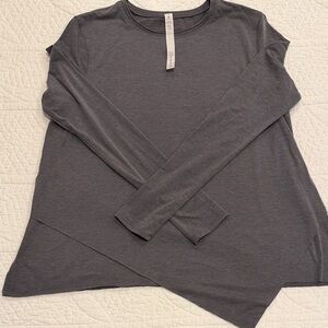 lululemon Charcoal Long Sleeve Top